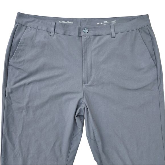 Tech Pants Fresh Clean Tees Threads Size 40x32 Gray Stretch All Day Comfort Pant - Picture 3 of 10